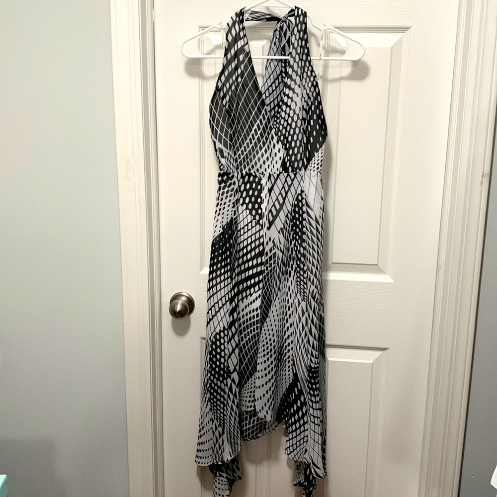 Halter A Line Dress